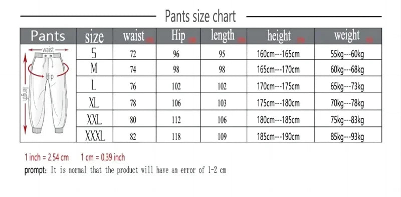 New autumn and winter men's jogging pants, loose and casual pants, breathable outdoor fashion, men's and women's sports pants.