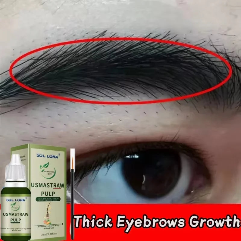 Eyebrow Growth Serum Eyelash Hair Growth Anti Hairs Loss Product Prevent Baldness Fuller Thicker Lengthening Eyebrow Makeup.