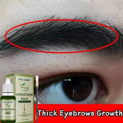 Eyebrow Growth Serum Eyelash Hair Growth Anti Hairs Loss Product Prevent Baldness Fuller Thicker Lengthening Eyebrow Makeup.