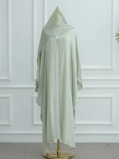 Women Eid Türkiye Dubai Solid Pleated Luxury Muslim Fashion Kimono Cardigan Long Dress Kaftan Robe Femme Islam Clothing Kebaya.