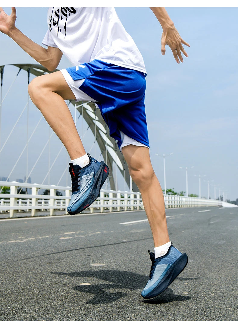 2025 Men Sports Running Shoes Q3 Casual Carbon Plate Marathon Breathable Lightweight Women's Comfortable Nonskid Sneakers.