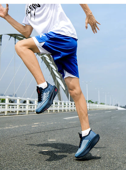 2025 Men Sports Running Shoes Q3 Casual Carbon Plate Marathon Breathable Lightweight Women's Comfortable Nonskid Sneakers.