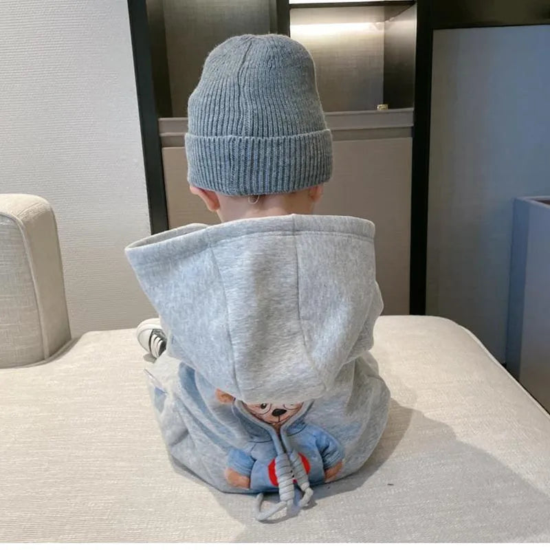Baby Frühling und Herbst Overall Jungen Mädchen Langarm Baby kleidung Neugeborene 0 bis 18m feste Stram pler Kleinkind Kleidung Baby insgesamt.