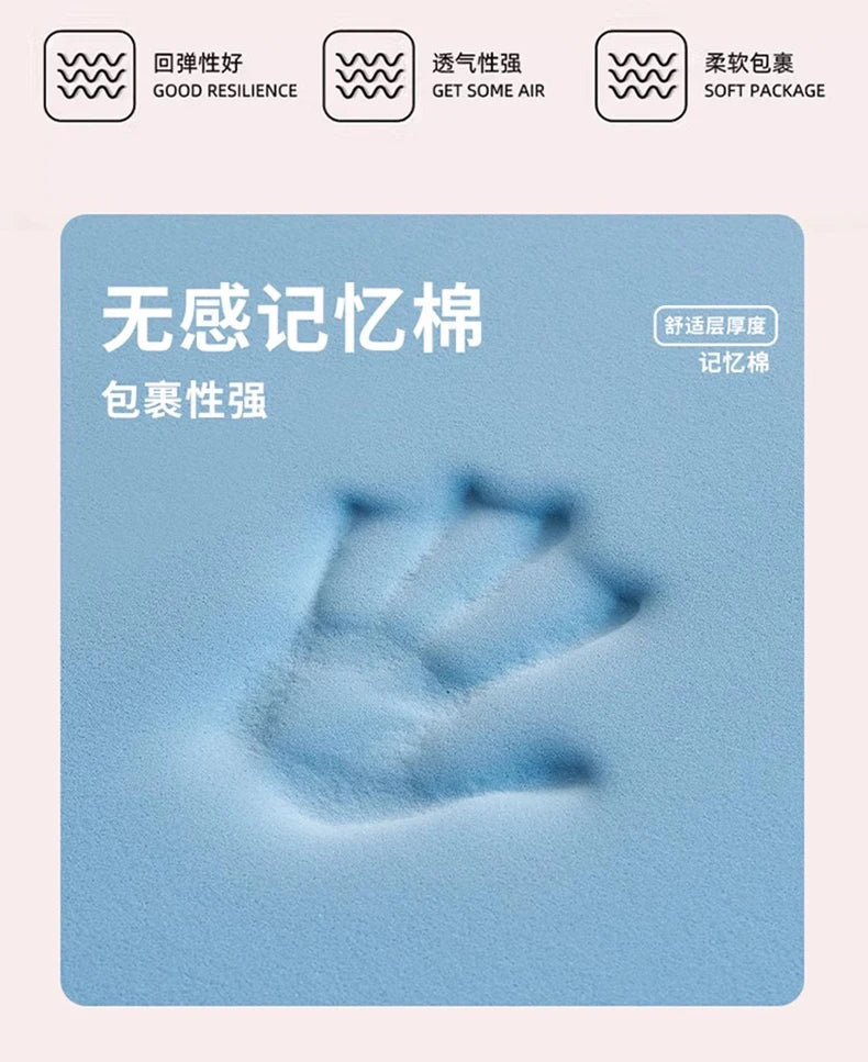 Anpassbare Memory-Schaum-Latexmatratze, Heimbettmatratze, weiches Schlafzimmerkissen, speziell für Mietzimmer