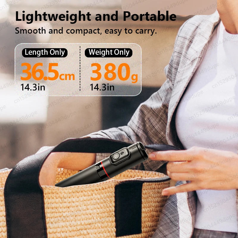 Selfie Stick with Wireless Bluetooth Remote, Portable 72 Inch Aluminum Alloy Selfie Stick Phone Tripod for iOS Android Cellphone.