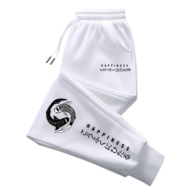 Japanese Fashion Men's Tracksuit Hoodies Sweatpants 2 Piece Set Fall&winter Daily Casual Sporty Jogging Suit Urban Trend Outfits.