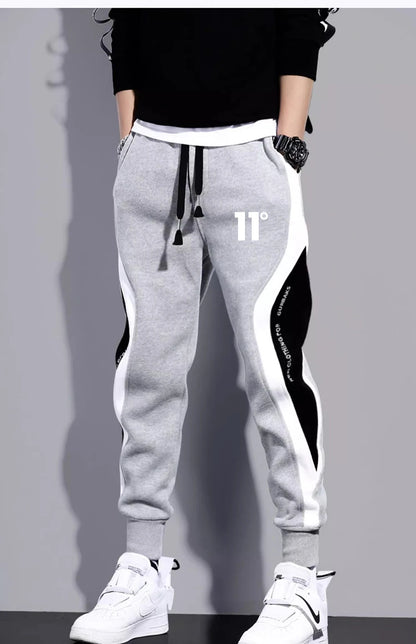 11 Print Men's Sweatpants Patchwork Jogging Pants Male Outfit Loose Trousers Straight Pants New Spring Autumn Fashion Clothes.