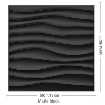 12pcs 50cmx50cm Wood grain 3D Stereo Wall Panel Diamond design tile wall sticker living room mold Bathroom waterproof wall paper