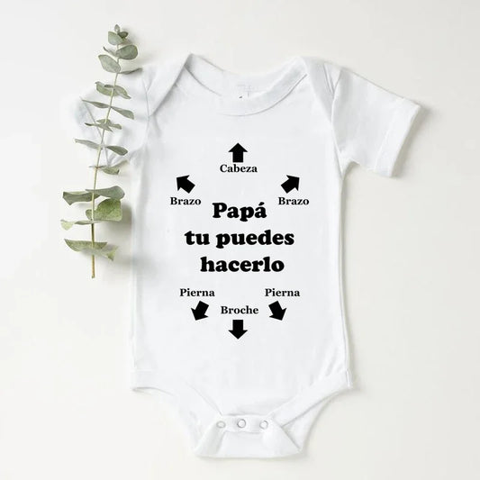 Papa Tu Es Le Meilleur Baby Body Niedlicher Sommer Baby Strampler Body Jungen Mädchen Kleidung Outfits Babykleidung Vatertagsgeschenk