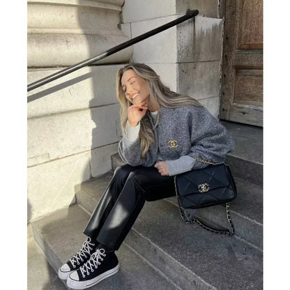 TRAFZR Damenjacken Frühling 2023, elegantes Fleece, Vintage, neue Oberbekleidung, Langarm, Harajuku, Y2k, Streetwear, Bomberjacken.