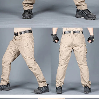 New Mens Tactical Pants Multiple Pocket Elasticity Military Urban Commuter Tacitcal Trousers Men Waterproof Cargo Pant 6XL.