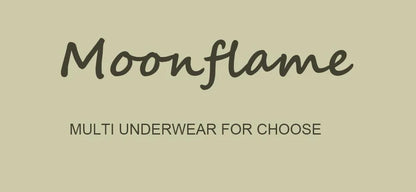Moonflame 5 Pcs Seamless Cotton Briefs Sport Comfortable Solid Color Women's Panties.