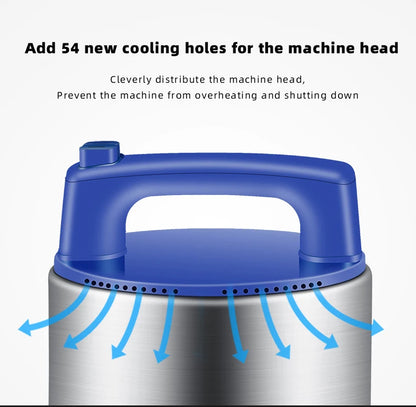 DIVEDEER Meat grinder household electric stainless steel cooking stirring garlic mince mince machine small garlic puree.