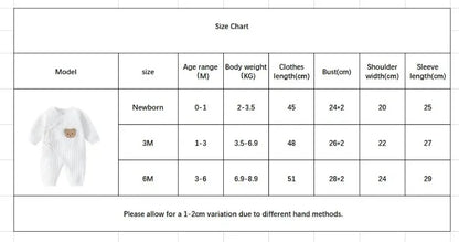 Einteiliges Outfit für Jungen und Mädchen, 100 % Baumwolle, langärmlig, Strampler für Neugeborene, solides Stricken, dünner Overall für Jahreszeiten.