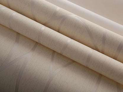 53 cm europäischer moderner Schlafzimmer-Hintergrund, 3D-Vlies, feuchtigkeitsbeständige Tapete, Kurvenstreifen, verdickte Wandaufkleber