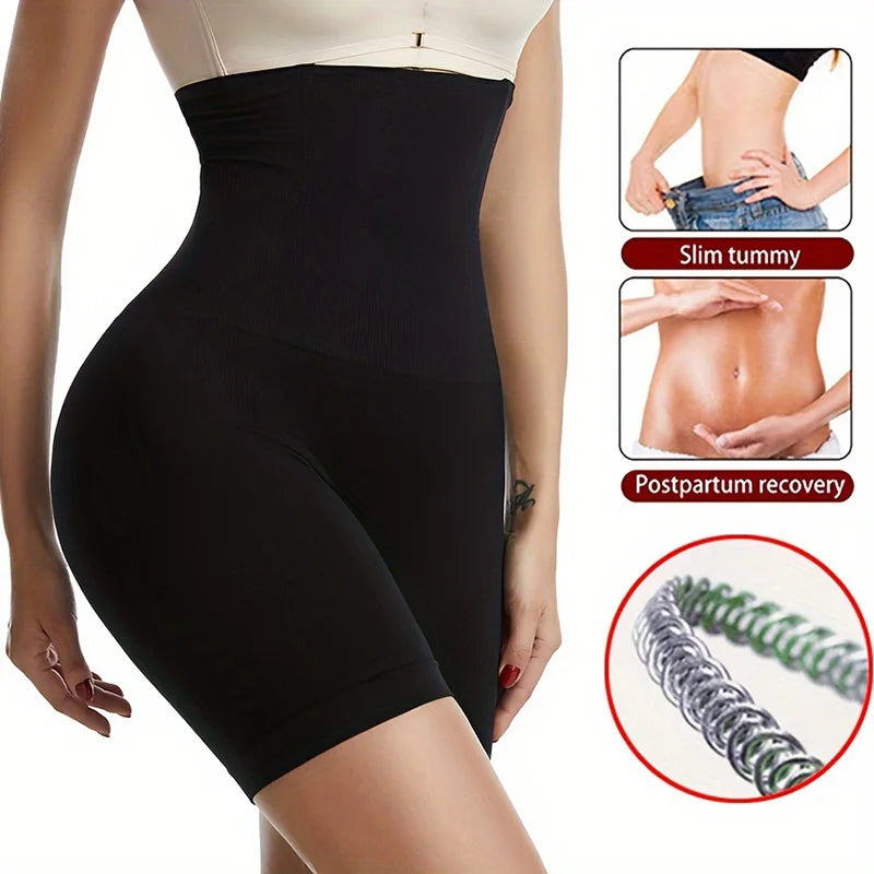 1Pcs Black Beige Fat Burning High Waist Underwear Body Shaping Underwear Unrolled Seamless Abdomen Control Shaping Pants.