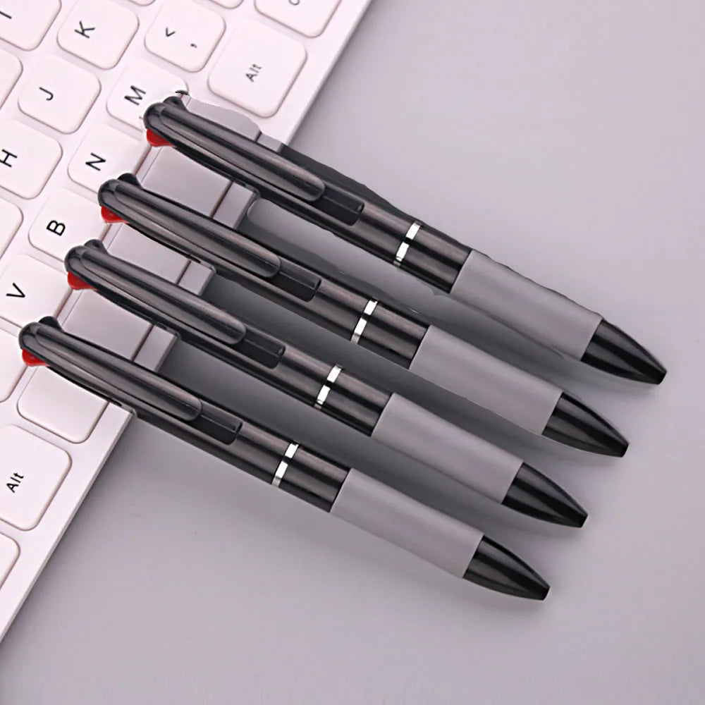 3-in-1-Kugelschreiber mit roter/schwarzer/blauer Tinte, Farbe 0,7 mm, für Schüler, Kugelschreiber, Schreiben, Schreibwaren, feine Schulbedarf, Bleistifte, Büro.