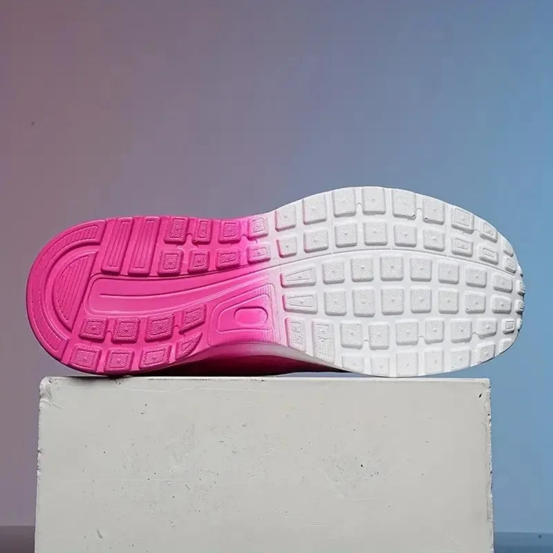 YRZL Damen Casual Sneakers Damen Sportschuhe Atmungsaktives Mesh Laufschuhe Leichte rutschfeste Outdoor-Wanderschuhe Weiche Sohle.