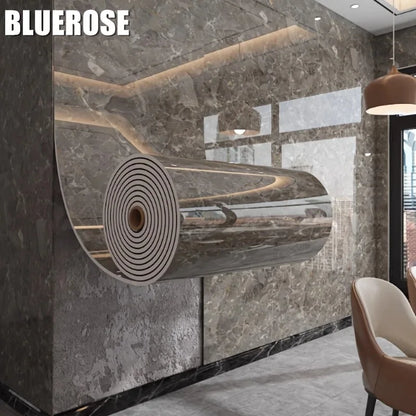 Marble Peel and Stick Wall Panels Removable Self-Adhesive Wallpaper for Kitchen Bathrooms Showers and Flooring Living Room Decor