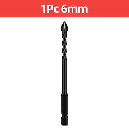 TOOLEYE Kreuz Hex Bohrer Set Für Beton Porzellan Fliesen Glas Metall Multifunktions Bohrer Bits Kit Power Werkzeuge Bohren Bohrer