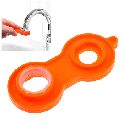2pcs Faucet Bubbler Wrench for Kitchen Sink Bathroom Wash Basin Faucet Aerator Removal Repair Spanner Disassembly Cleaning Tool