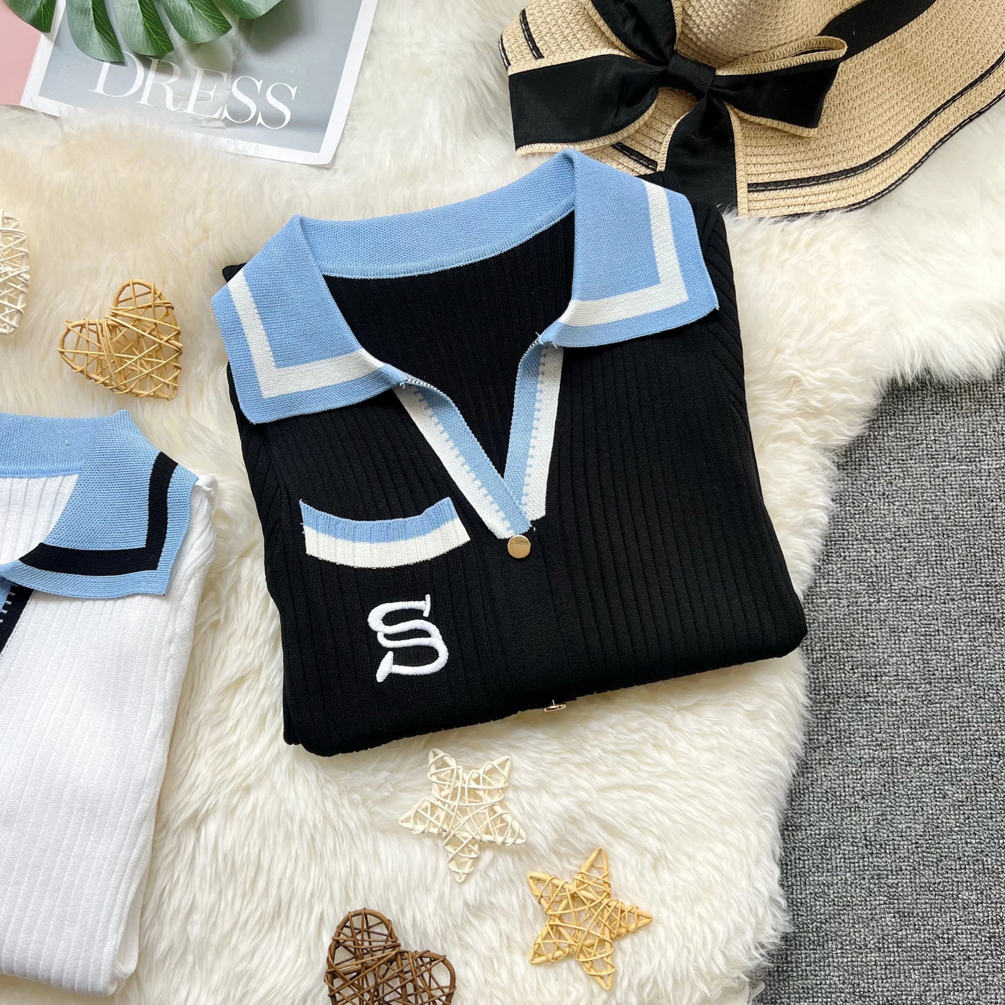 YuooMuoo 2023 Neue Sommer Frauen Gestrickte Lange Kleid Elegante Stickerei Dünne Elastische Bodycon Pullover Kleid Büro Dame Vestidos.