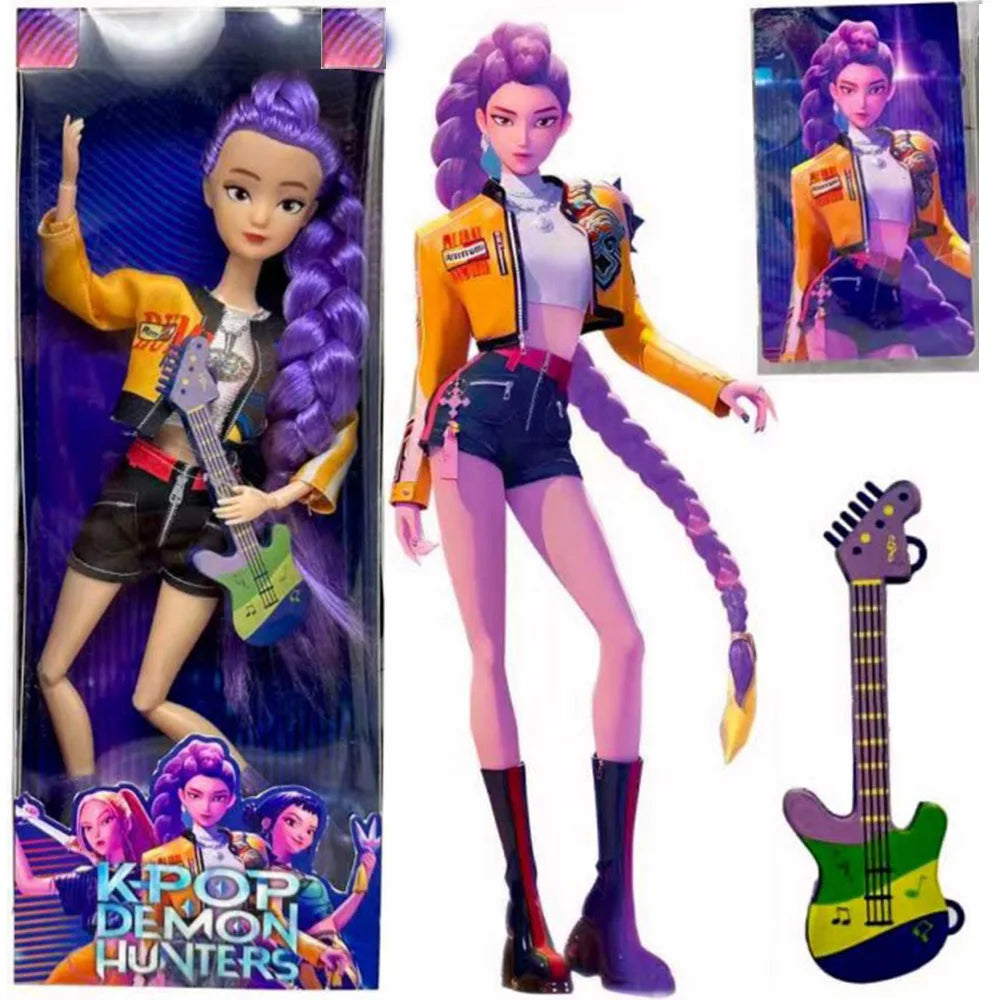 2025 Popular New Korean Wave Girl Group K-POP Witch Hunt Doll Rumi Mirazoi Toy Vinyl Doll Christmas Children's Birthday Gift.