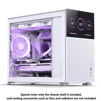 JONSBO Pinecone D31 M-ATX Computer Case Mesh Side Transparent ATX With Display Screen Games Chassis Support 360 Water Cooling