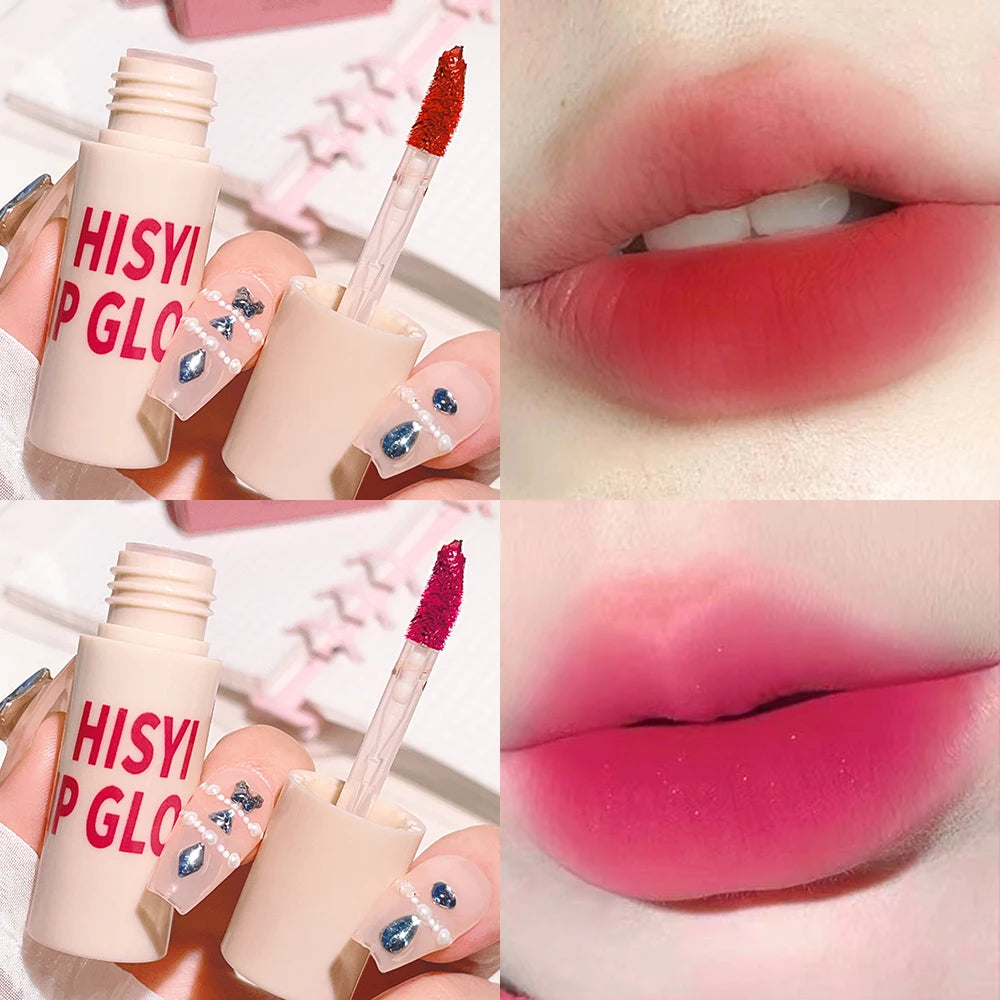 6 Colors Matte Velvet Lip Glaze, Natural Long-Lasting Highly Pigmented Lipstick, Portable Matte Finish Universal Lip Glaze Makeu.