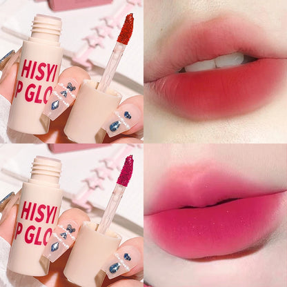6 Colors Matte Velvet Lip Glaze, Natural Long-Lasting Highly Pigmented Lipstick, Portable Matte Finish Universal Lip Glaze Makeu.