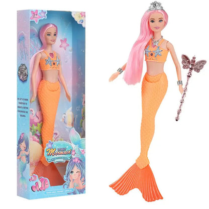 Mermaid Dolls Kids Toys Kawaii Items Fast Shipping Birthday Present With Box For Children Girls DIY Game Christmas Gifts.