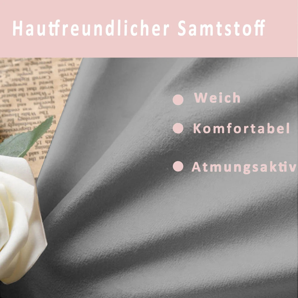 Kinderbett 90 x 200 cm hohes Geländer, Kinderbettgestell mit wolkenförmigem Kopf und Fußteil, Bett aus hautfreundlichem Samt