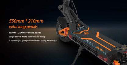 KuKirin G3 Pro Electric Scooter 1200W*2 Dual Motor 52V 23.2Ah Battery 80KM Range 65Km/h Max Speed E-scooter 10 Inch Tires