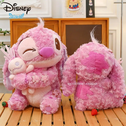 70cm Big Size Disney Lilo & Stitchanime Plush Stuffed Doll Room Decoration Peluche Pillow Angel Plushies Ornaments Gifts.