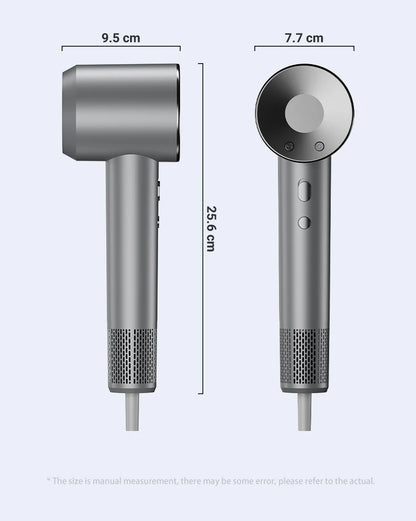 High Speed Electric Hair Dryer High Power 1600W Negative Ion Hair Care Fast Drying Low Noise No Hair Injury