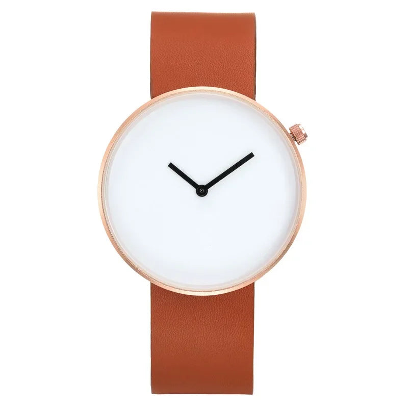 2025 Top New Women Watches Leather Dress Female Clock Luxury Brand Design Men Watches Fashion Couple Wirstwatches Reloj Mujer.