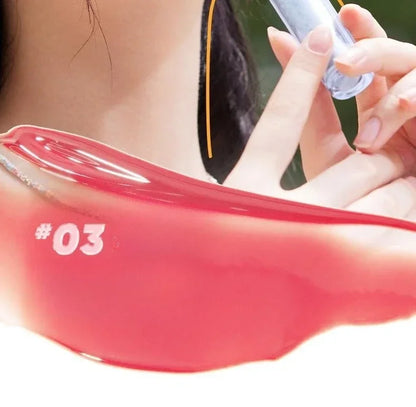 Judydoll Lip Glaze Mirror Shine Watery Lipstick Non-Stick Cup Long Lasting Moisturising Lip Tint Waterproof Makeup Cosmetics