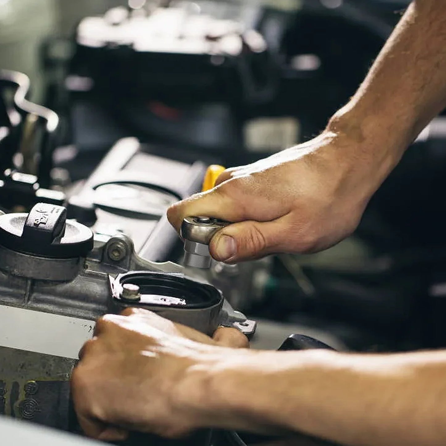 [EU-Lager] 14-teiliges Steckschlüsselset, Schlagschrauben-Mutterentferner-Set, Cr-Mo-Stahl-Schraubenausdreher-Werkzeugset für industrielle Schlagschrauben und Muttern