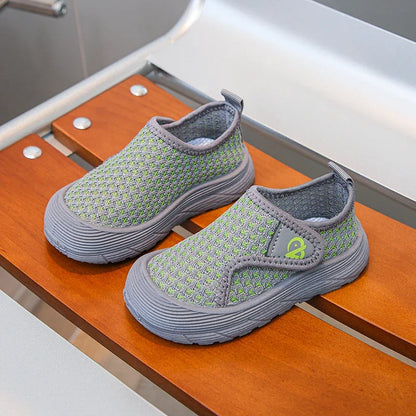 Students Casual Shoes Mesh Breathable Children Tennis Shoes Soft Bottom Comfortable 2025 New Fashion Kids Sports Shoes Non-slip.