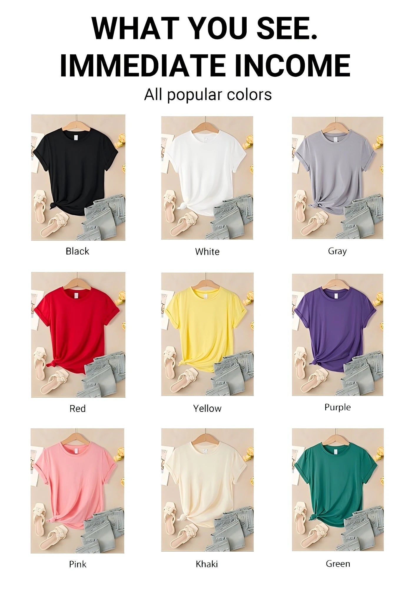 Solid Color Women T Shirts Comfortable Summer Tee Shirt All-Match Multicolor Streetwear Loose Hip Hop Short Sleeve For Female.