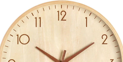 Wanduhr Wohnzimmer Zuhause Wandbehang Massivholz moderne einfache Uhr mittelalterliche Uhr Log Schlafzimmer Dekoration