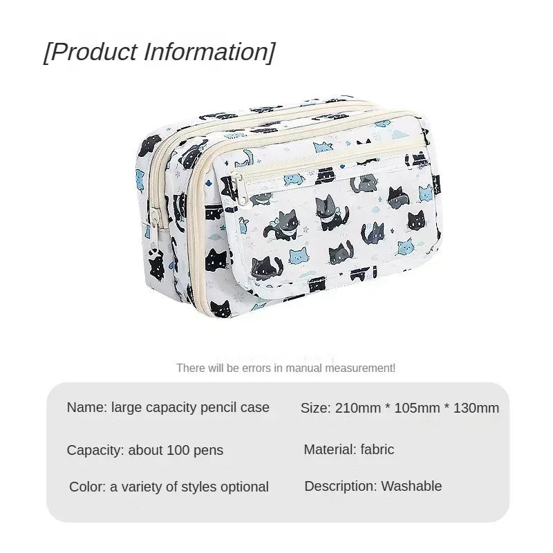 Federmäppchen für Studenten, supergroßes Fassungsvermögen, hochwertiges Federmäppchen für Mädchen, einfacher Stil, Schreibwarenbox, Federmäppchen für Schreibwaren.