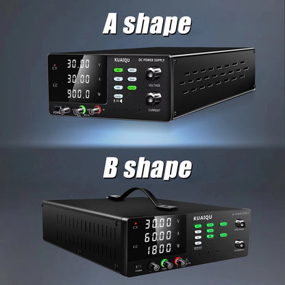 KUAIQU 3000W High Power Adjustable Bench Power Supply 1000V 300V 200V 100A 60A 30A Lab Power Supply OCP Alarm OVP Output Switch.