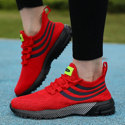 Brand Sports Shoes Breathable Mesh Running Shoes Men's Shock-absorbing Cushion Sports And Leisure Shoes Sneakers For Sale.