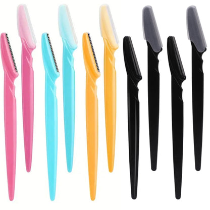 5/10/30/40pcsbrow Razor and Face Razor for Women and Men, Eyebrow Hair Trimmer and Shaver with Protective Cover,Safe.