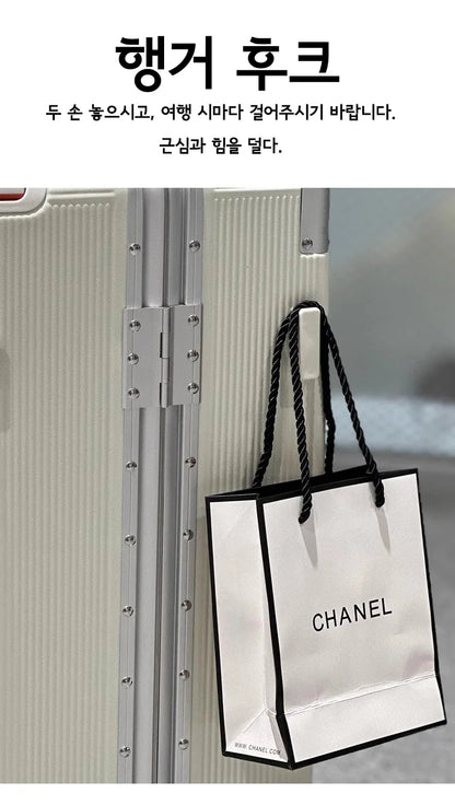 sushimu Koffer, breiter Griff, Reisekoffer für Herren, 20 24, Handgepäck, Damen, PC, Aluminiumrahmen, Trolley.