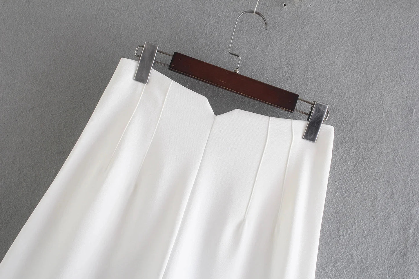 TRAFZA Frauen Elegante Feste Bleistift Hosen Hohe Taille Hose Für Frauen Casual Streetwear Frau Hosen Büro Tragen Chic Hose.