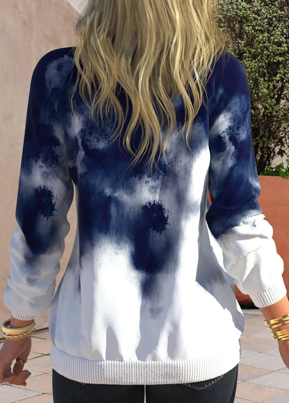 Pullovers Casual Sweatshirts For Women Tie Dyed Tops Autumn Fashion Streetwear y2k Clothes Ropa de Mujer Sudaderas