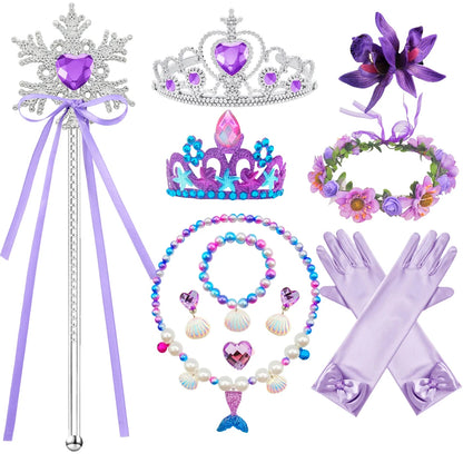 Disney Kleine Meerjungfrau Prinzessin Kleid Kinder Phantasie Karneval Cosplay Kostüm Geburtstag Hochzeit Party Kleidung Halloween Kostüm