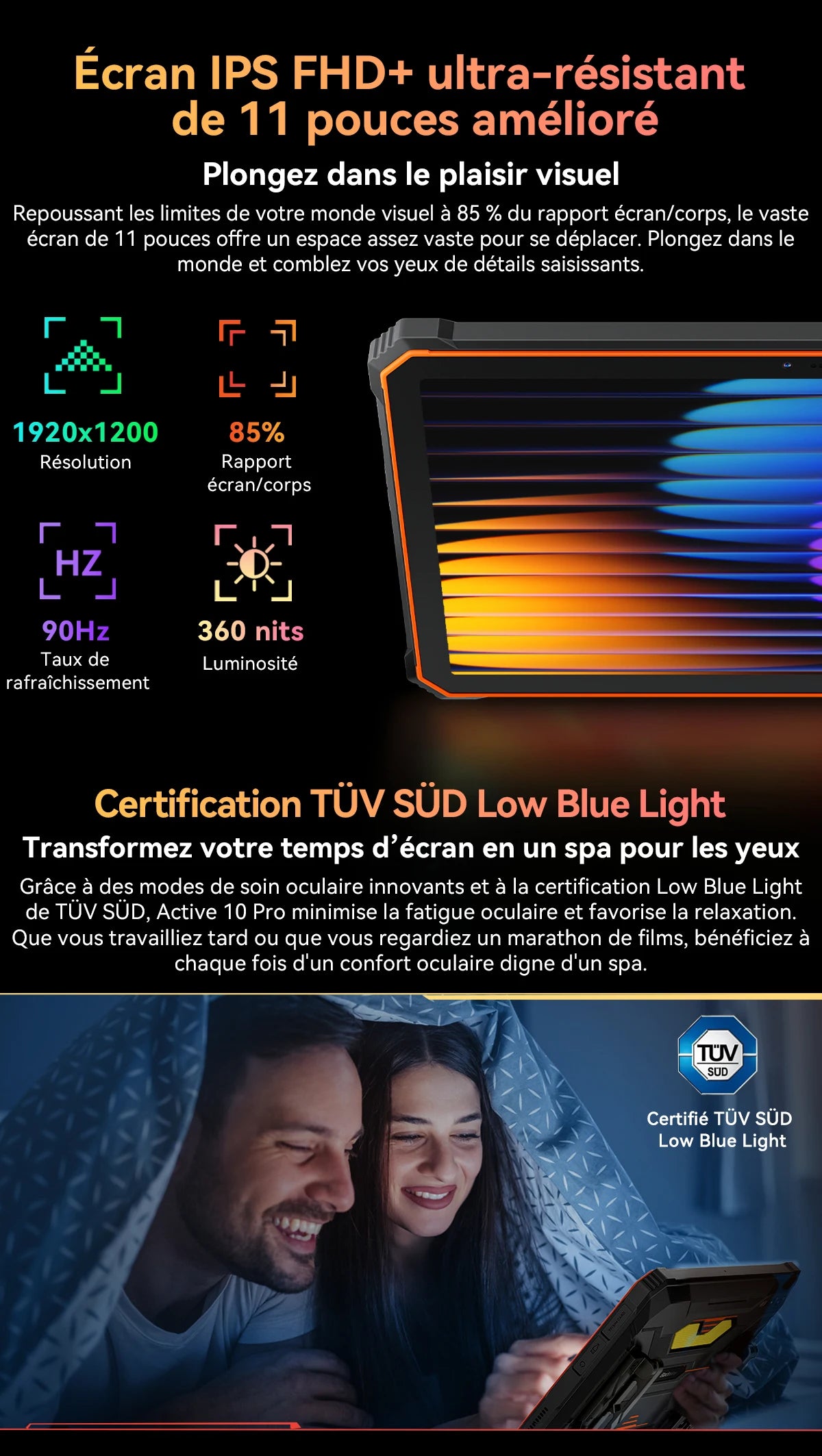 Blackview Active 10 Pro [No EU Charger] Rugged Tablet 36GB + 256GB 11.0" 30000mAh PC 108MP Dual SIM 5G